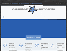 Tablet Screenshot of absoluteelectronix.com